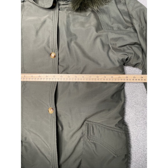 RARE Vtg Country Klassic Kemper Mens Snap Full Zip Removable Fur Hooded Jacket - Picture 13 of 16